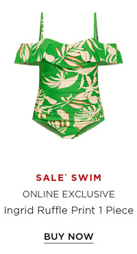 Shop Ingrid Ruffle Print 1 Piece