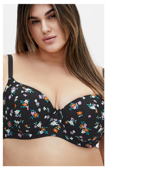 Shop the Smooth & Chic Print T-Shirt Bra