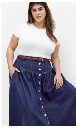 Shop the Ari Denim Skirt