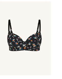 Smooth & Chic Print T-Shirt Bra