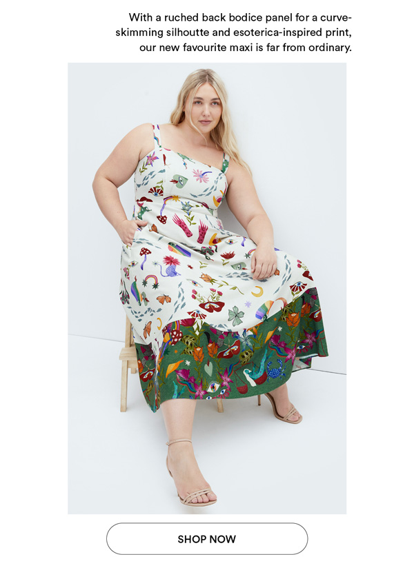 Shop Annabel Print Maxi Dress