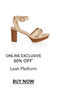 WIDE FIT Leah Platform