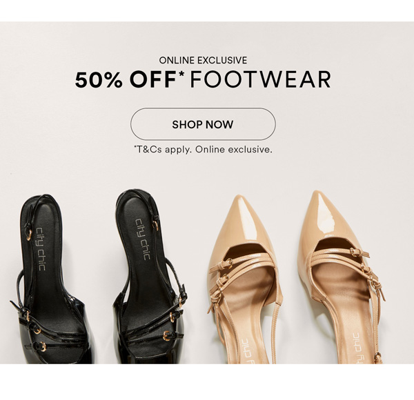 Shop Online Exclusives | 50% Off* Shoes