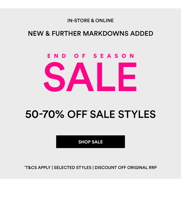 50–70% off at City Chic