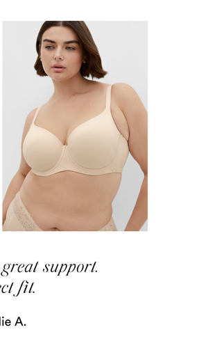 Shop the Smooth & Chic Cotton T-Shirt Bra