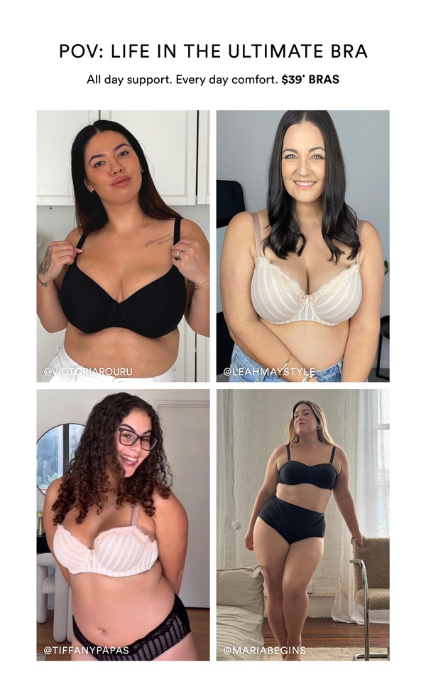 Selected Bras $39*