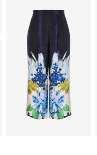 Shop the Shania Dahlia Print Wide Leg Pant