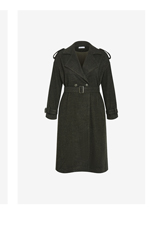 Shop the Nadia Longline Belted Trench