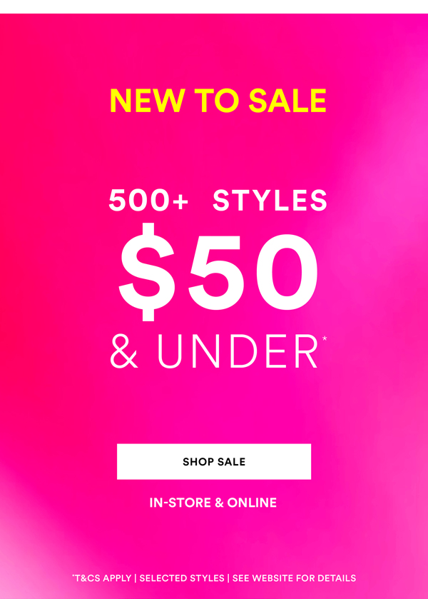 Shop Sale*