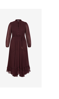 Shop the Yasmine Long Sleeve Maxi Dress