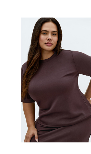 Shop the Mae Short Sleeve Sweat Top