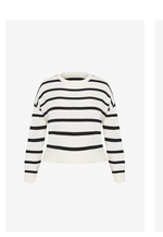Shop the Kenia Stripe Crew Neck Knit Jumper