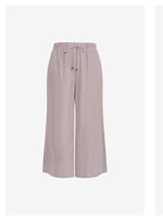 Shop the Gingham Check Cotton Wide Leg Pant