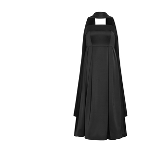 Shop the Duchess Satin Gown With Shawl