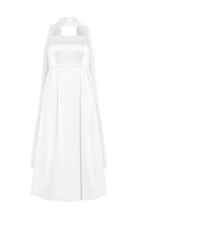 Shop the Duchess Satin Gown With Shawl