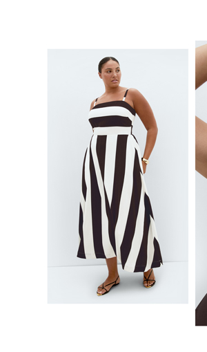 Shop the Simone Strapless Stripe Maxi Dress