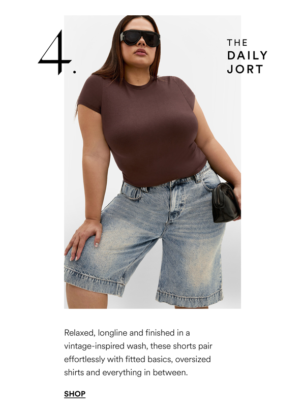 Shop the Relaxed Fit Jaz Denim Jort