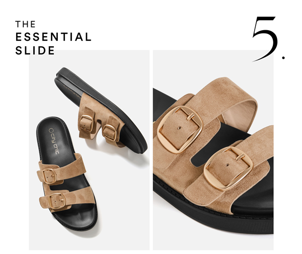 Shop the Casey Dual Buckle Slide