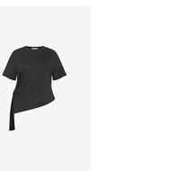 Shop the Zanzibar Asymmetrical Side Tie Tee