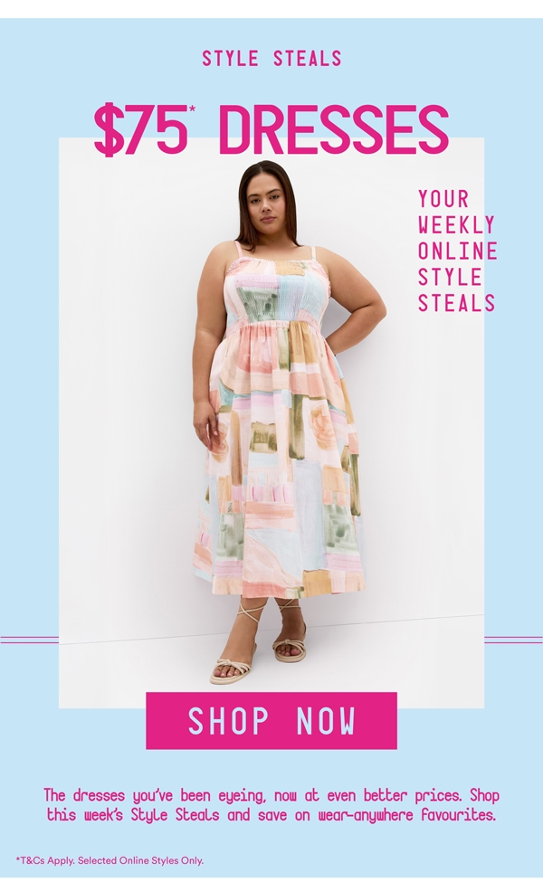Shop $75* Dresses