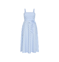 Shop the Lily Spot Print Cotton Midi Dress