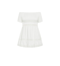 Shop the Aura Shirred Bodice Dress
