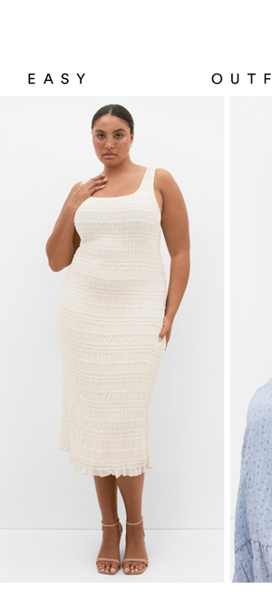 Shop the Emelia Sleeveless Shirred Dress