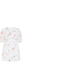 Shop the Briella Petal Print Mini Dress