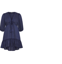 Shop the Cabana V Neck Mini Dress