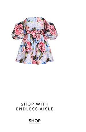 Shop the Rosa Garden Print Puff Sleeve Mini Dress