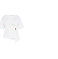 Shop the Fashion Drape Detail Tee