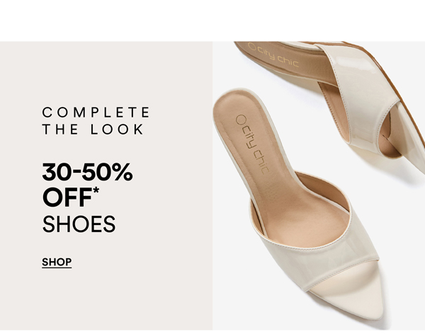 Shop the 30-50% Off* Shoes