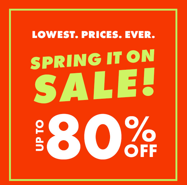 Spring it on Sale