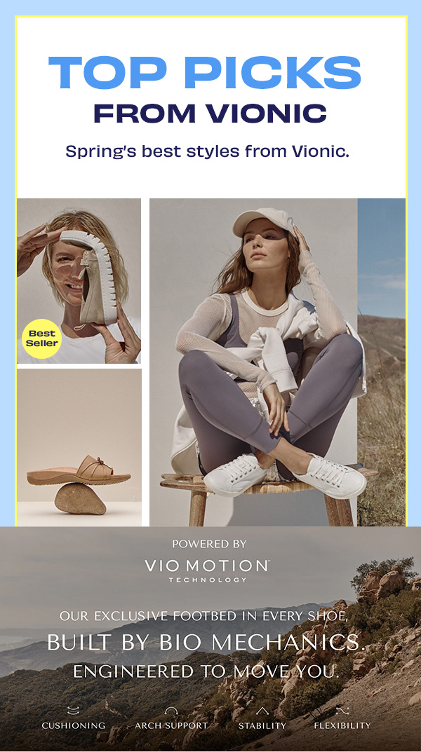 Our top picks for summer from Vionic