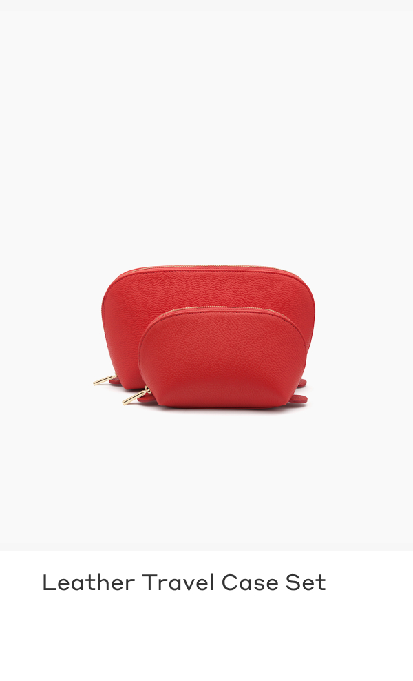 Introducing Our New Travel Case Set Cuyana