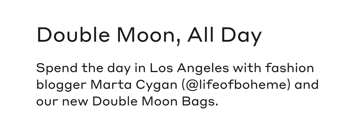 Double Moon Belt Bag – Cuyana