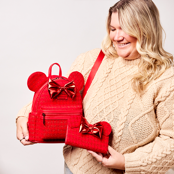 MINNIE MOUSE RED TONAL COSPLAY MINI BACKPACK - DISNEY