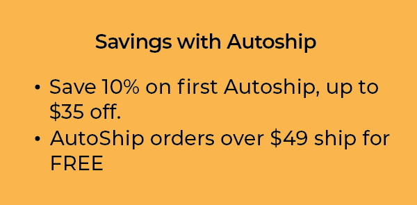 Savings with AutoShip