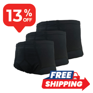 AMiNA Reusable Incontinence Briefs for Men