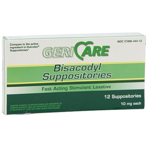 McKesson Bisacodyl Laxative Suppositories