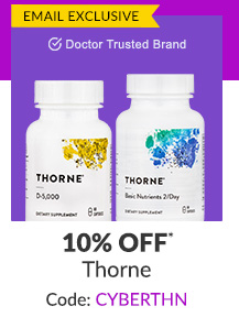 10% off* all Thorne products