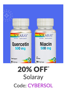 20% off* all Solaray products