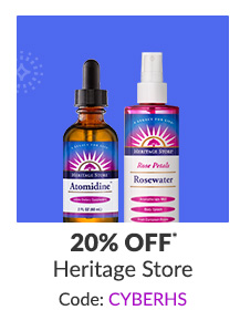 20% off* all Heritage Store products