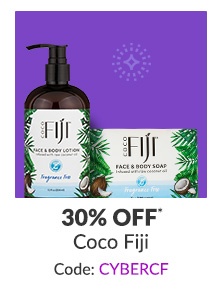 30% off* all Coco Fiji products