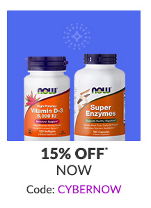 15% off* all NOW products