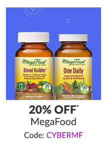 20% off* all MegaFood products