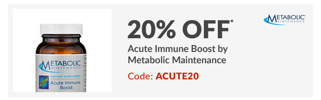 20% off* Acute Immune Boost by Metabolic Maintenance - Code: ACUTE20