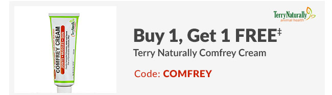 Buy 1, Get 1 Free Terry Naturally Comfrey Cream