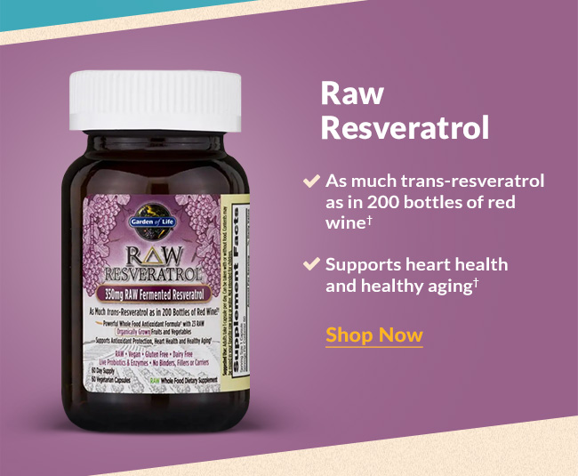 Raw Resveratrol. Shop Now