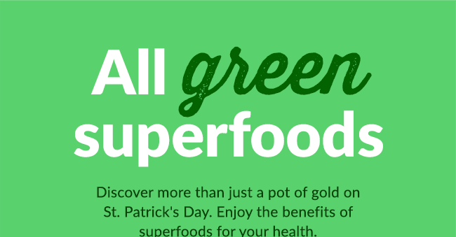 All green superfoods
